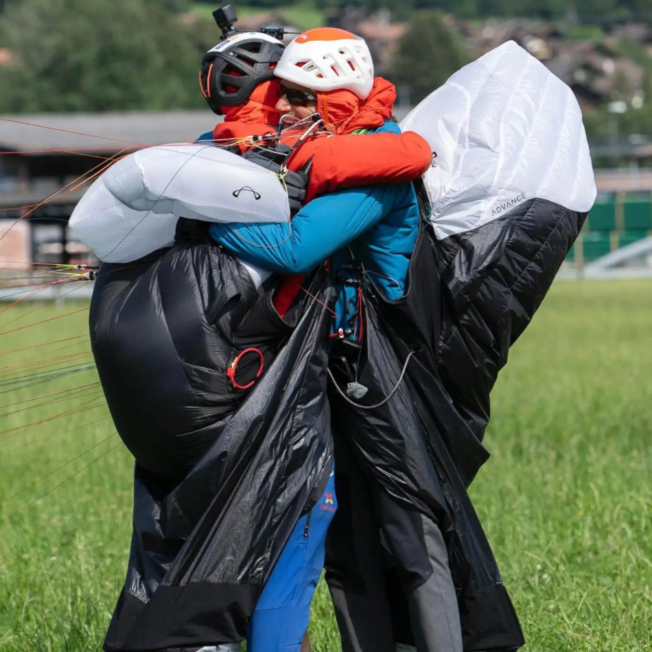 Alpes, Parapente, Cuatromiles, Peter von Känel, Chrigel Maurer 