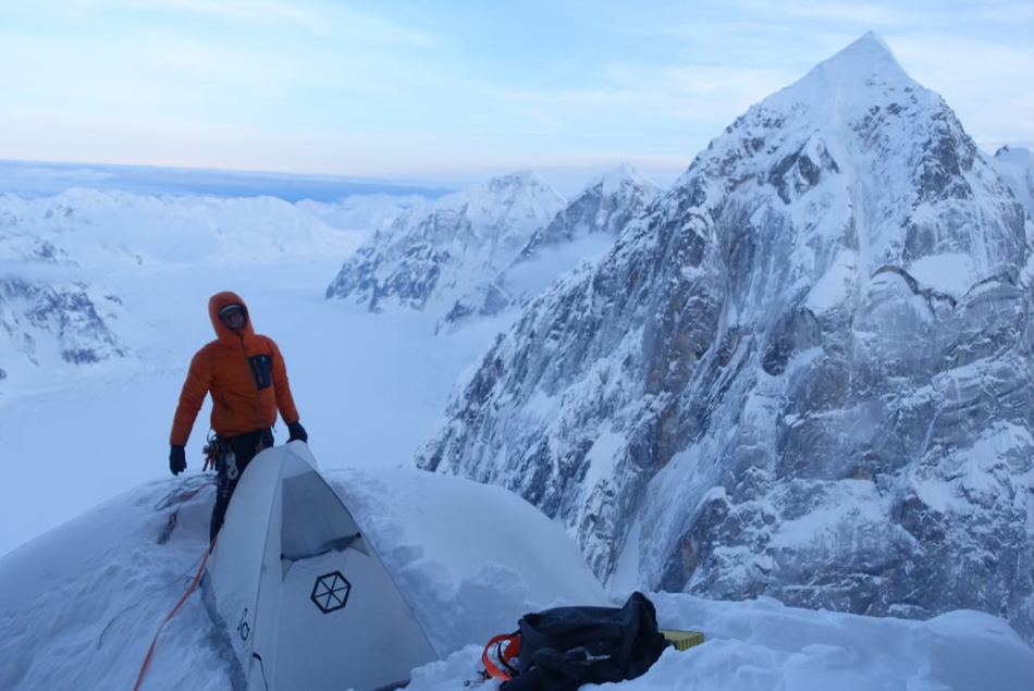 Tom Livingstone y Gasper Pintar, apertura en Mt. Dickey, Alaska. Foto: Tom Livingstone