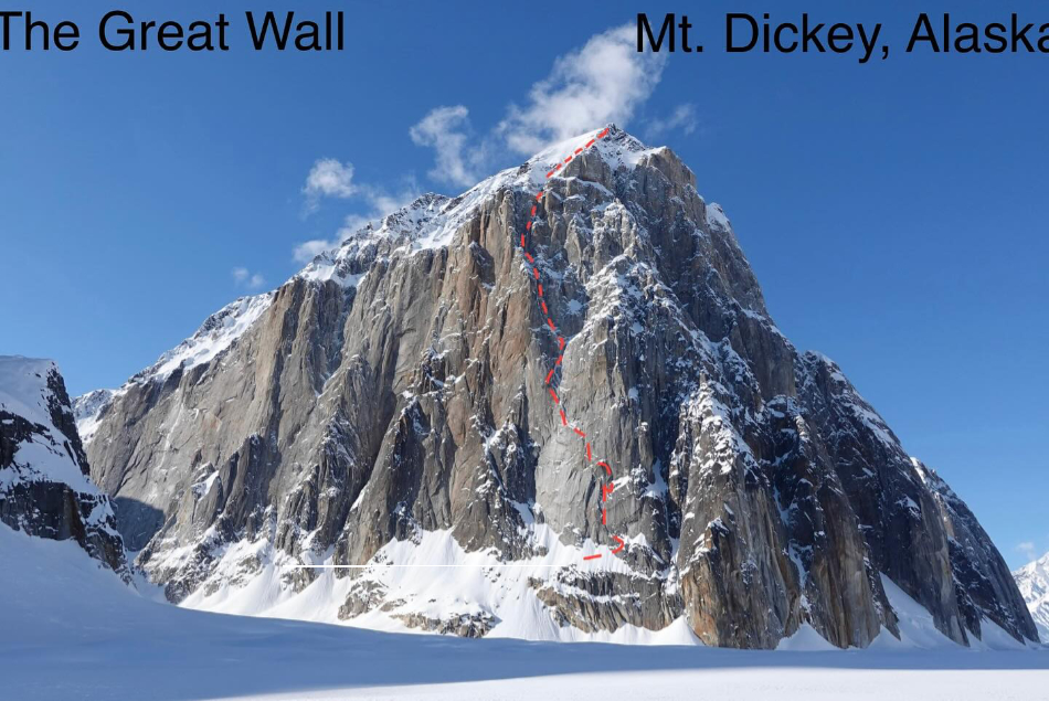 Tom Livingstone y Gasper Pintar, apertura en Mt. Dickey, Alaska. Foto: Tom Livingstone