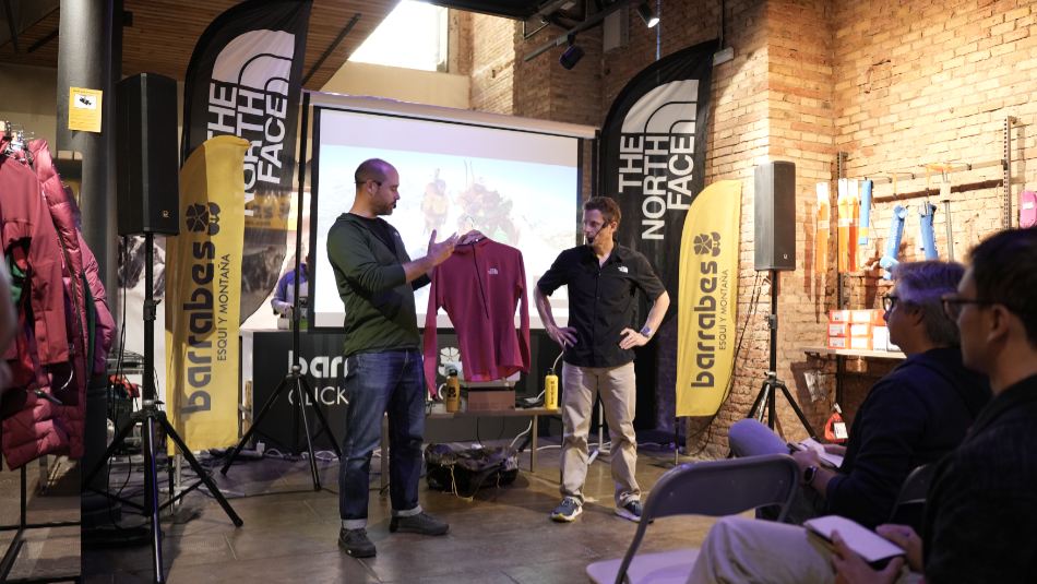 David Goettler, AMK, The North Face, Barrabes Barcelona