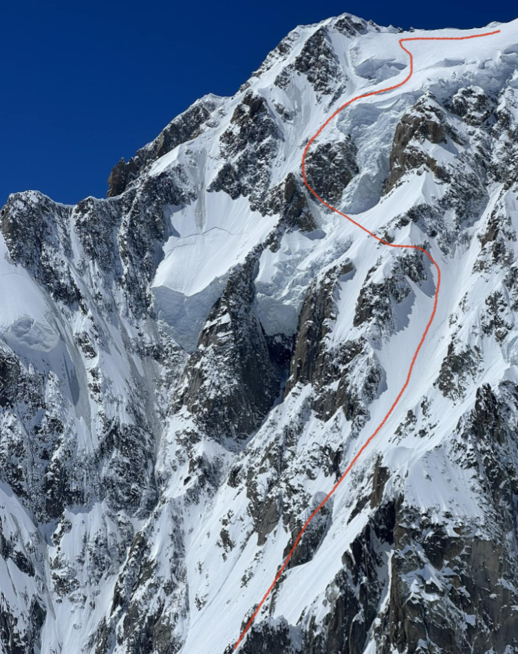 Alpes, Esquí, Alpinismo, Mont Blanc, Brenva