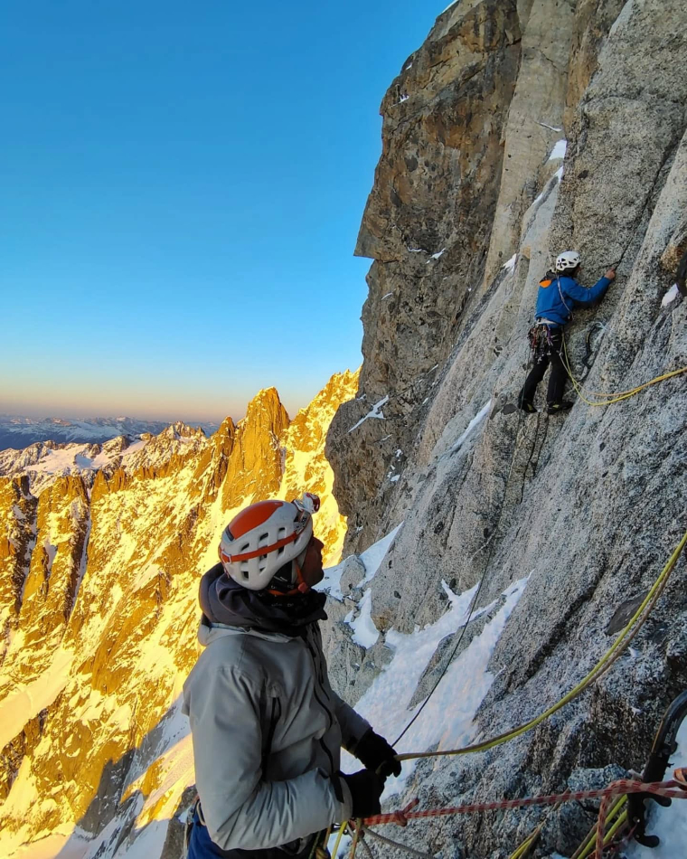 Norah Padnom, Alpes, Mont Blanc, Drus, Escalada, Alpinismo, Mixto, Apertura,  Brechignac, Georges, Sullivan
