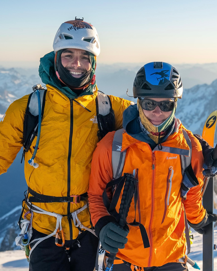 Alpes, Alpinismo, Benjamin Védrines, Nicolas Jean, Esquí, Mont Blanc