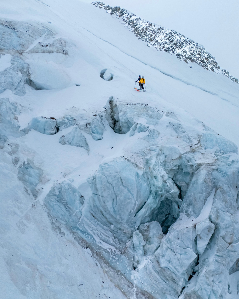 Alpes, Alpinismo, Benjamin Védrines, Nicolas Jean, Esquí, Mont Blanc