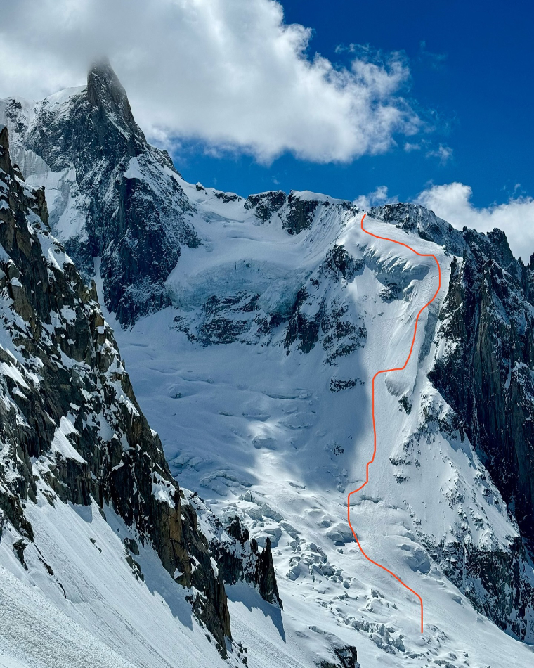 Alpes, Alpinismo, Benjamin Védrines, Nicolas Jean, Esquí, Mont Blanc