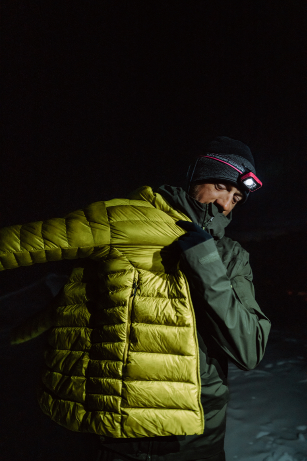 Ropa de montaña, Consejos, Chaquetas, Pluma, Fibra