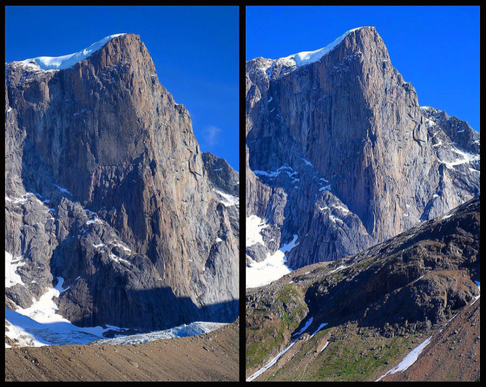 Groenlandia, Big wall, Escalada,  Della Bordella, Welfringer, Schüpbach, Gammeter, Kayak,  Drøneren