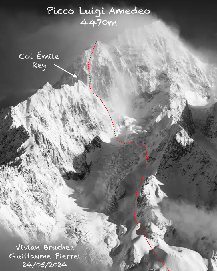 Alpes, Esquí, Mont Blanc, Luigi Amadeo, Vivian Bruchez, Guillaume Pierrel