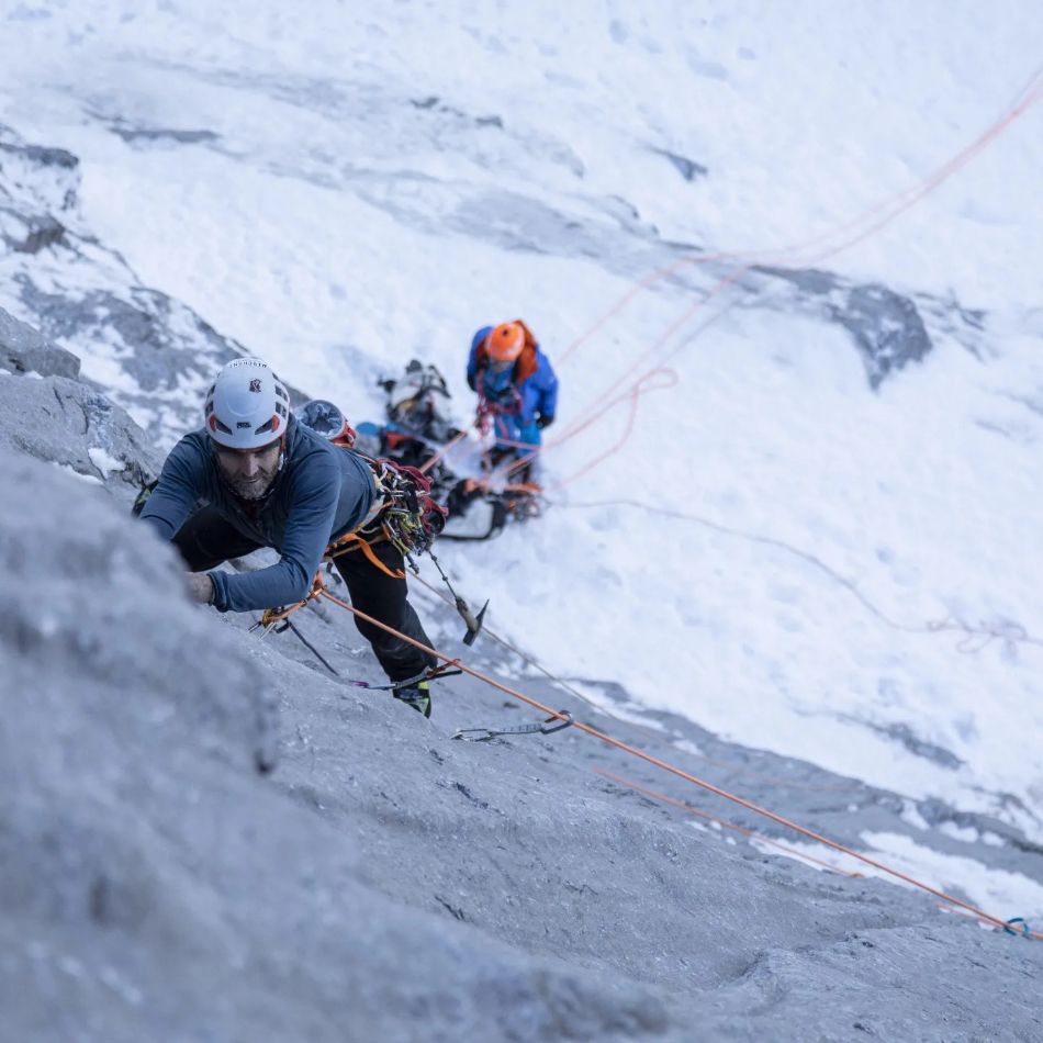Thomas Huber, Eiger, Alpinismo, Memoriam, Apertura, Jonathan Siegrist,  Jonas Schild