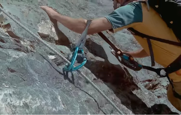 Vías Ferrata II. Como evitar el grave riesgo por factor de caída. El disipador