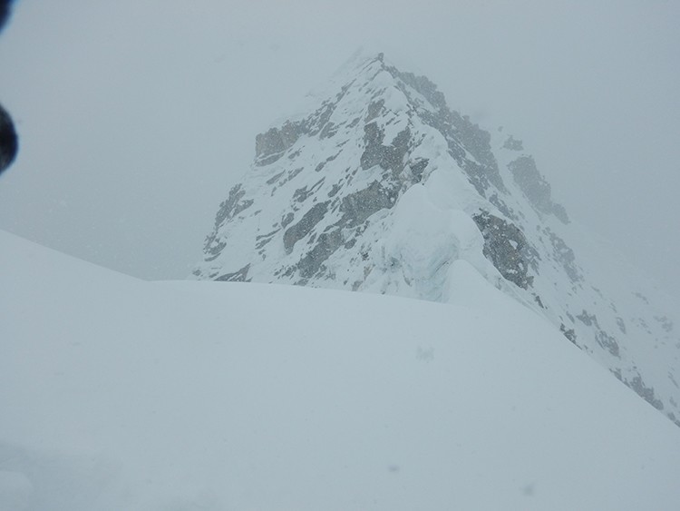 La cima muy cerca. Fin de la vía