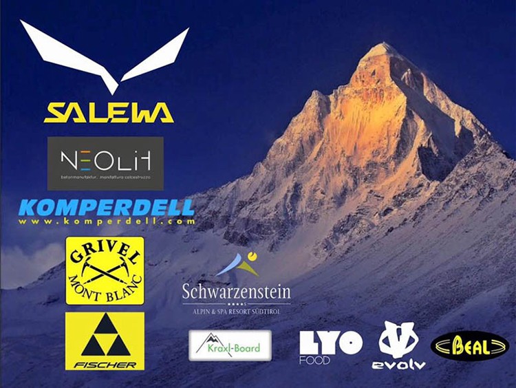 Patrocinadores de la expedición al Shivling de Simon Gietl y Vittorio Messini