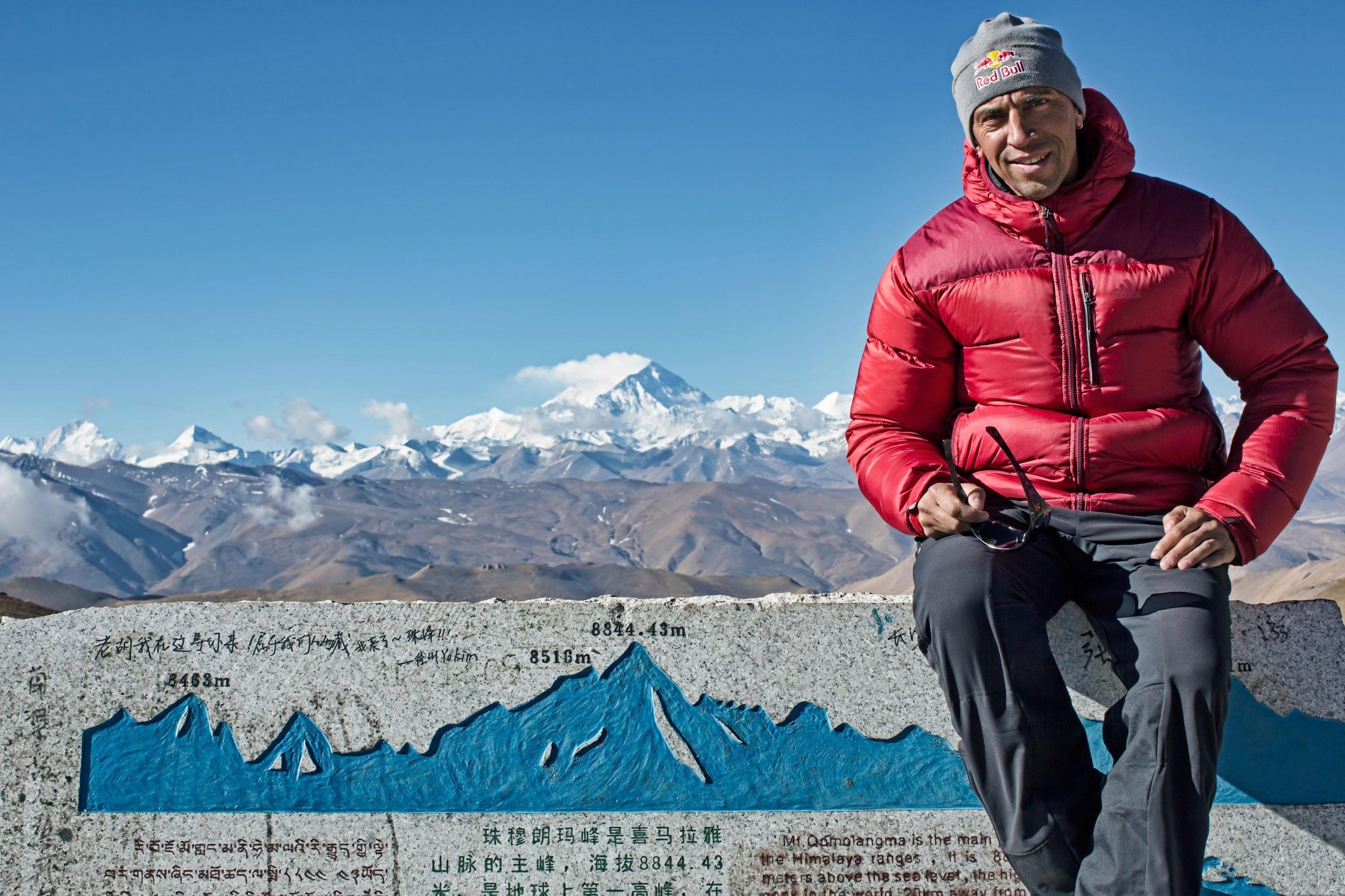 Valery Rozov, en el Everest. Foto: Redbull Content Pool