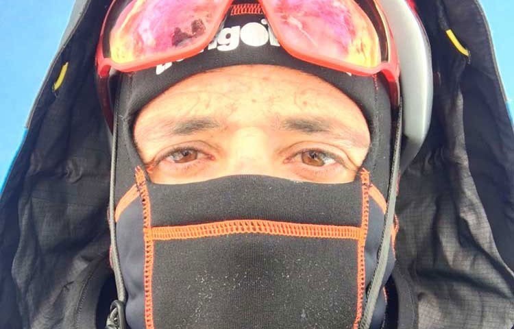 Alex Txikon, en el Everest invernal, el pasado invierno