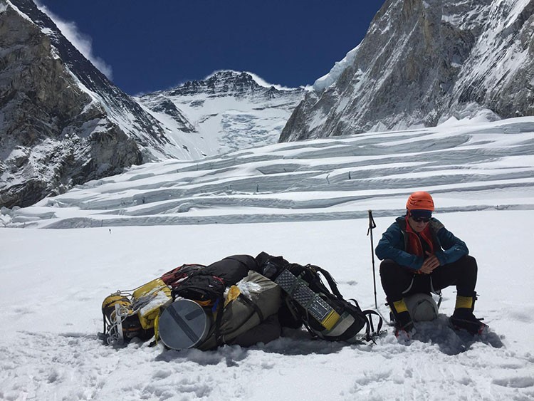 Horia Colibasanu, esta semana aclimatando en el Everest. Foto: Horia Colibasanu