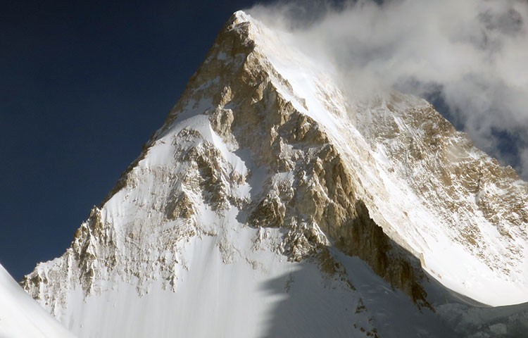 El Gasherbrum IV. el Pilar Sur, a la izquierda. Foto: Expedición Gasherbrum IV