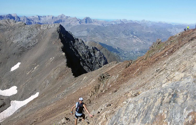 El Trail Valle de Tena llega a la cima de Garmo Negro, 3.051m. Foto: Barrabes