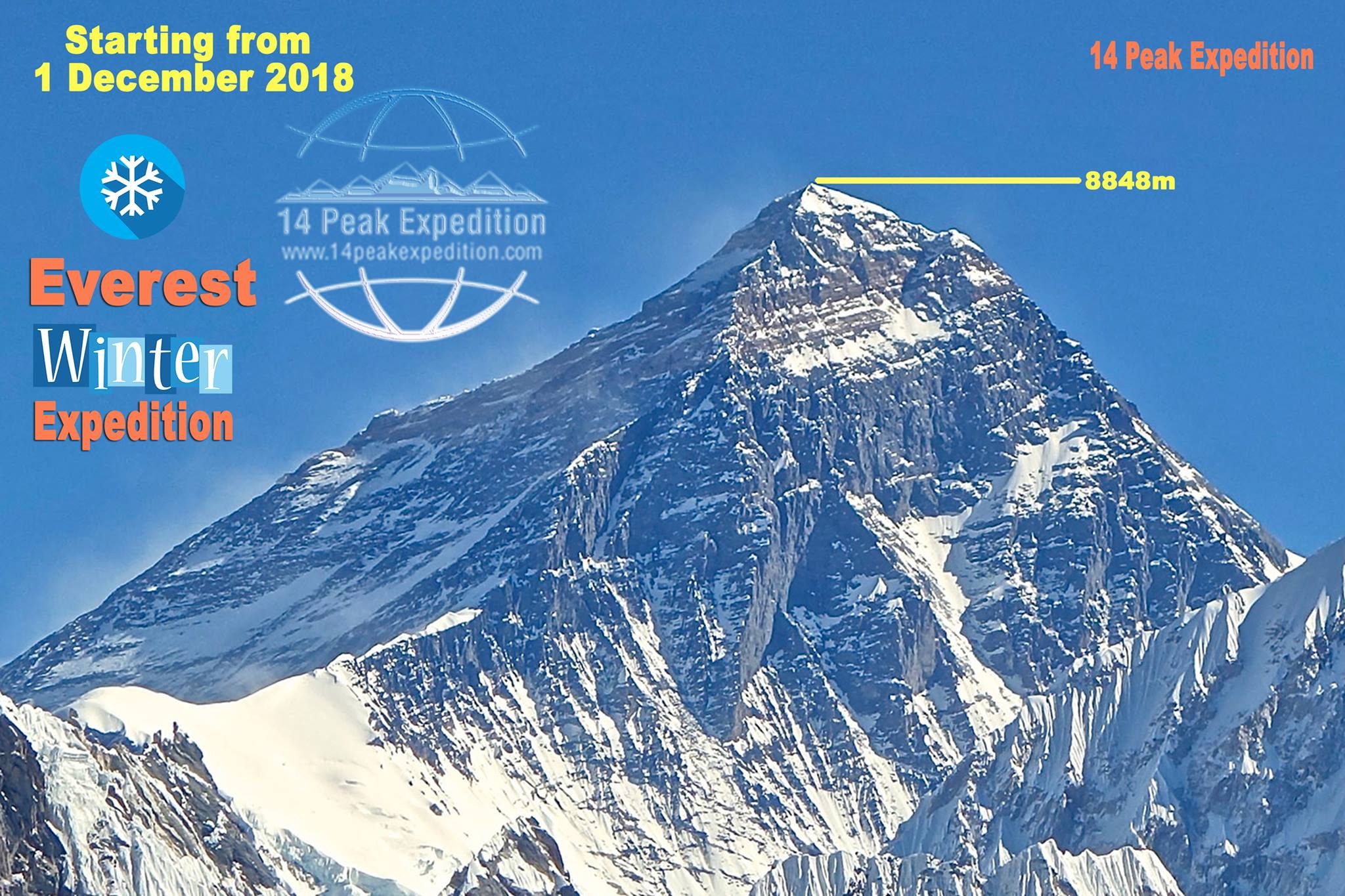 Así anuncia 14 peak Expedition su expedición invernal