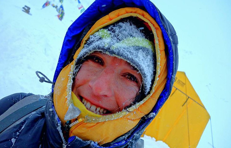 Elisabeth Revol, cima sin oxígeno en Everest y Lhotse. Foto: Elisabeth Revol