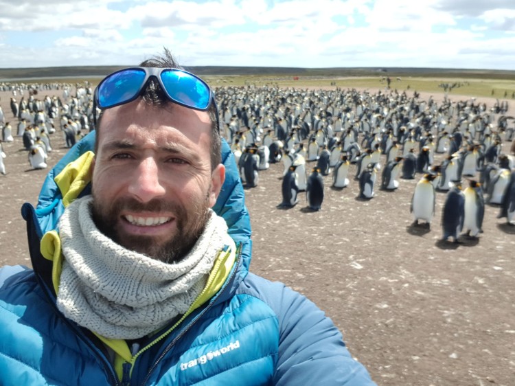 Alex Txikon, en la Antártida. Foto: Alex Txikon