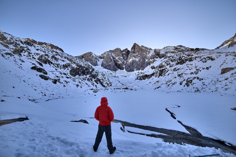 Refugio Oulettes de Gaube, esquí de travesía. Foto: Fernando Guevara