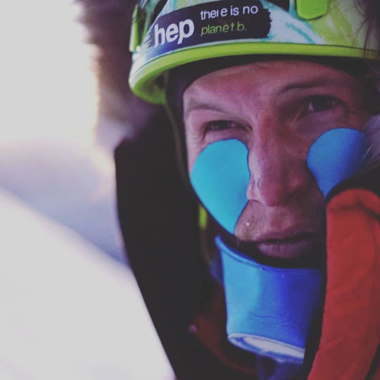 Jost Kobusch continúa su avance en Everest. Foto: Jost Kobusch
