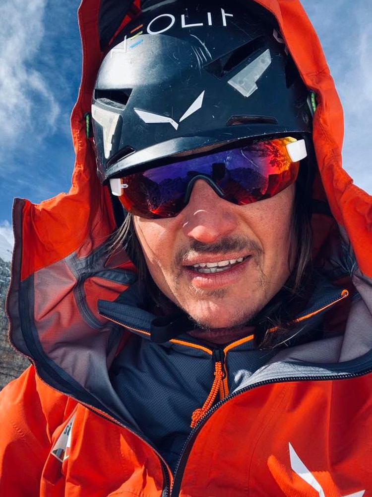 Simon Geitl, 1ª travesía invernal en solitario a las 3 cimas de Lavaredo. Foto: FB Simon Gielt