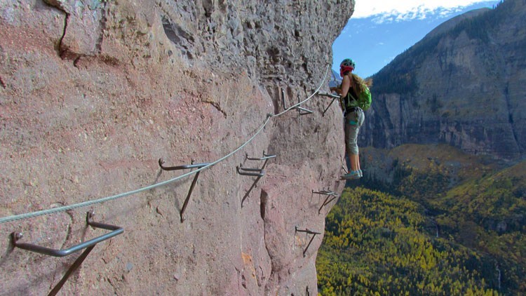 Vía Ferrata. Foto: CT Barrabes, José Carlos Iglesias