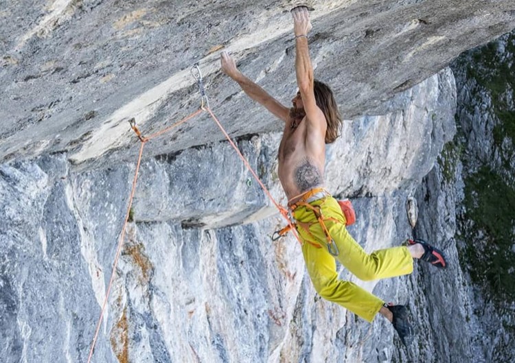 Thomas Huber, en Siete Venas. Foto: FB: Alexander Huber