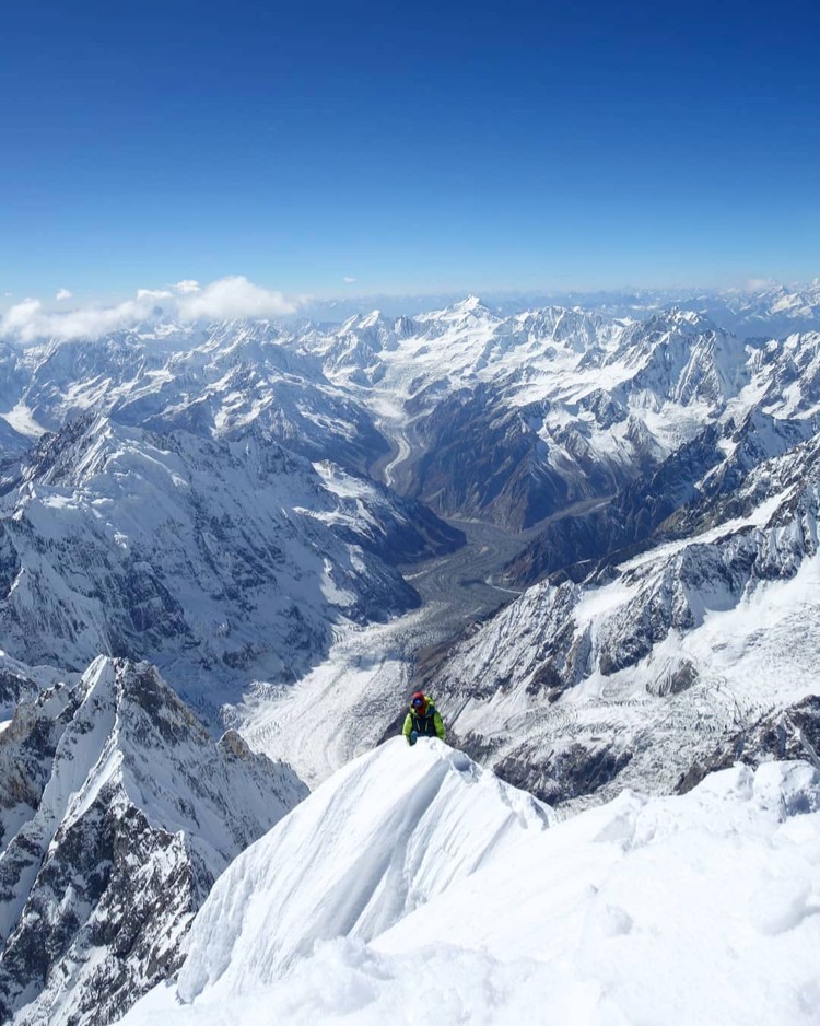 A 6.900m de altitud en el Sani Pakkish. Foto: INS Symon Welfringer