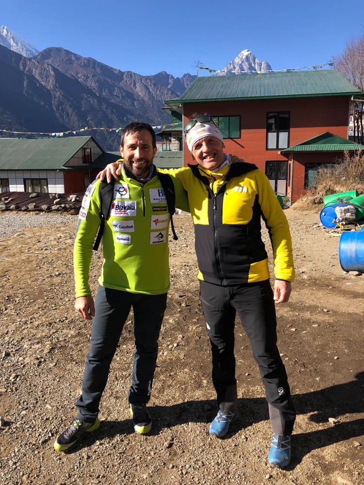 Alex Txikon y Simone Moro, a por el Manaslu invernal. Foto: FB Simone Moro