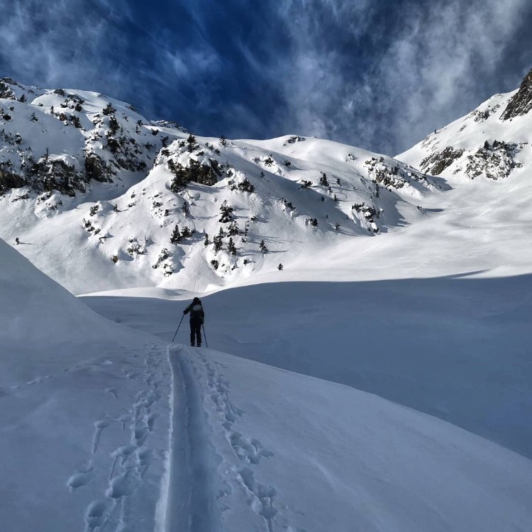 Esquí de travesía en el Pirineo. Foto: José Antonio Canela
