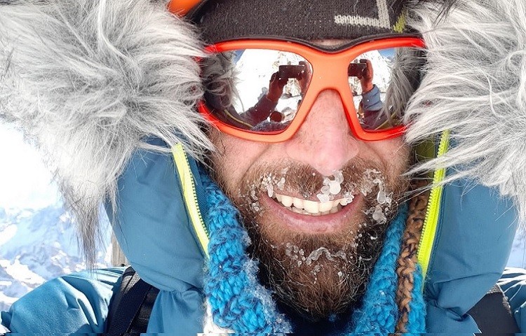 Alex Txikon, durante su última expedición invernal al Everest. Foto: Alex Txikon