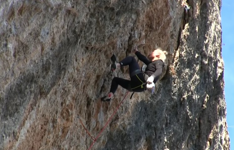 Janja Garnbret en American Hustle. Foto: Fanatic Climbing