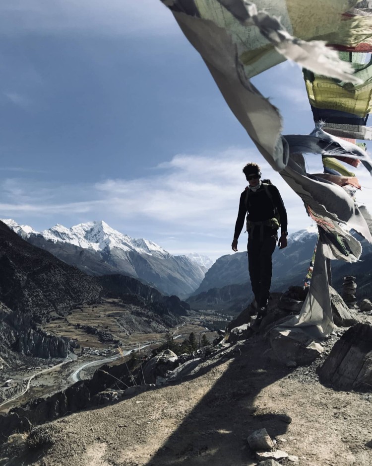 Jost Kobusch, aclimatando en Nepal estos días. Foto: Jost Kobusch
