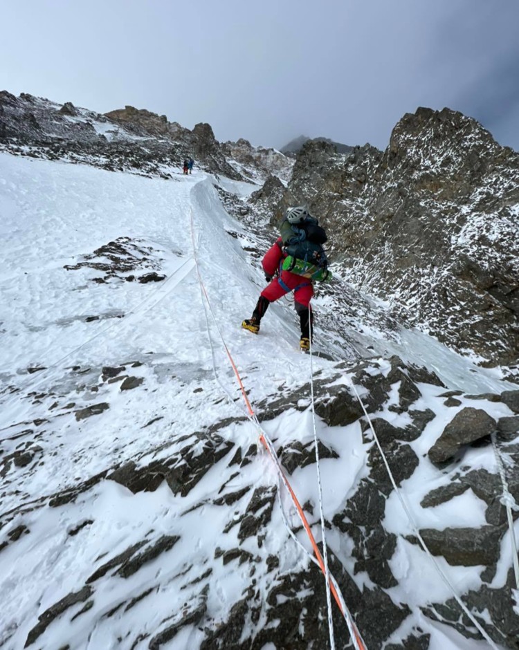 En el K2 invernal. Foto: Grace Tseng