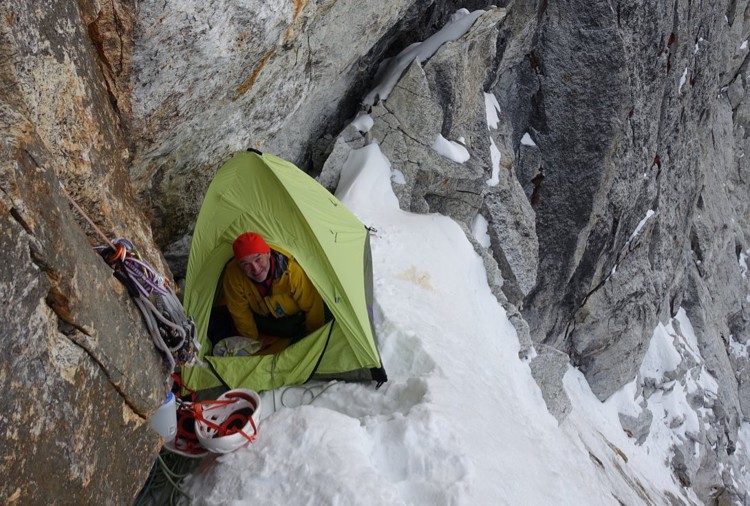 Paul Ramsden y Tim Miller, The Phantom Line, Jugal Spire. Foto: Paul Ramsden