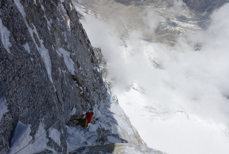 Paul Ramsden y Tim Miller, The Phantom Line, Jugal Spire. Foto: Paul Ramsden