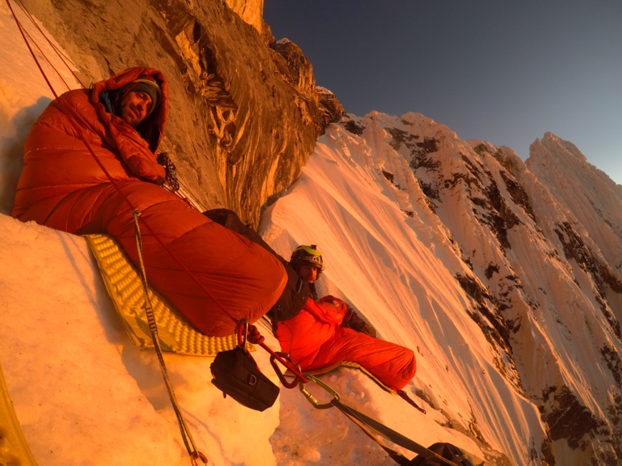 Ànima Corall, nueva vía de Bru Busom y Marc Toralles en Siula Grande. Foto: Toralles-Busom