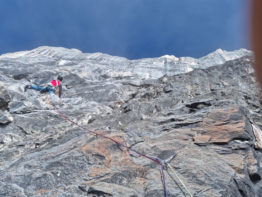 Ànima Corall, nueva vía de Bru Busom y Marc Toralles en Siula Grande