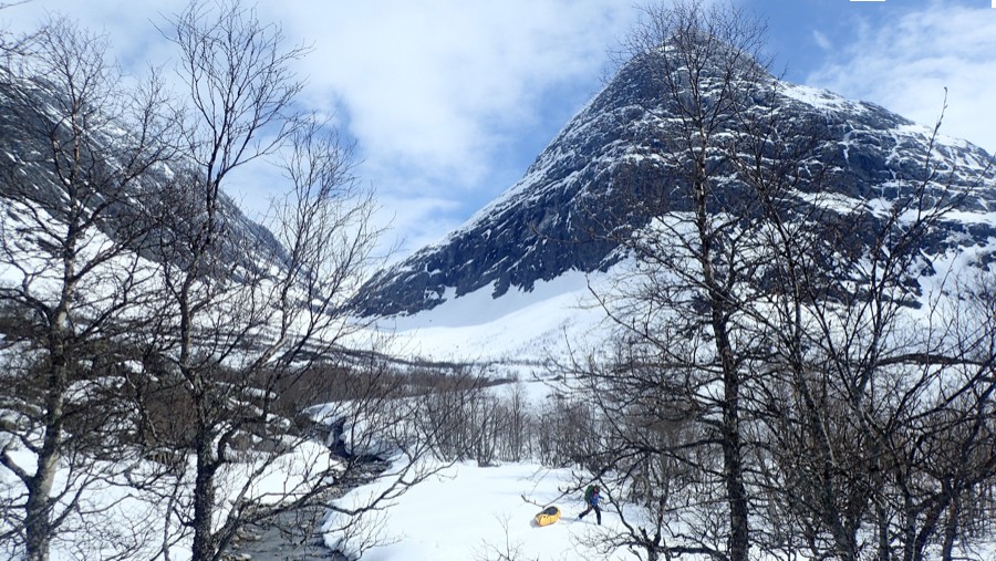 Camino de la cabaña antes del glaciar. Foto: Col. José Mijares