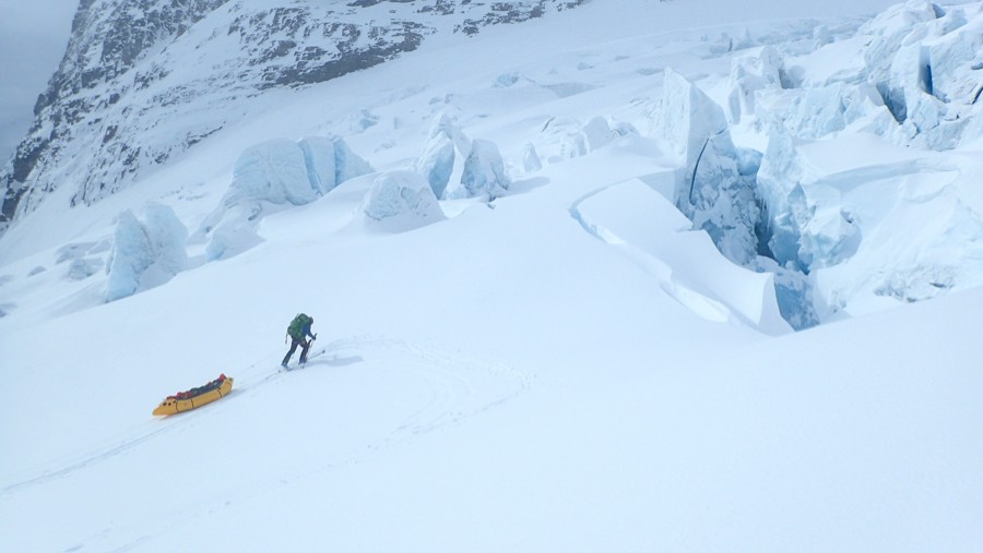 En el glaciar Jostedalsbreen. Foto: Col. José Mijares