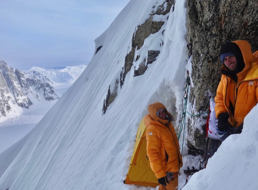 Cornell, Marvell y Rousseau, apertura en Mount Dickey. Foto: IG Alan Rousseau Cornell, Marvell y Rousseau, apertura en Mount Dickey. Foto: IG Alan Rousseau