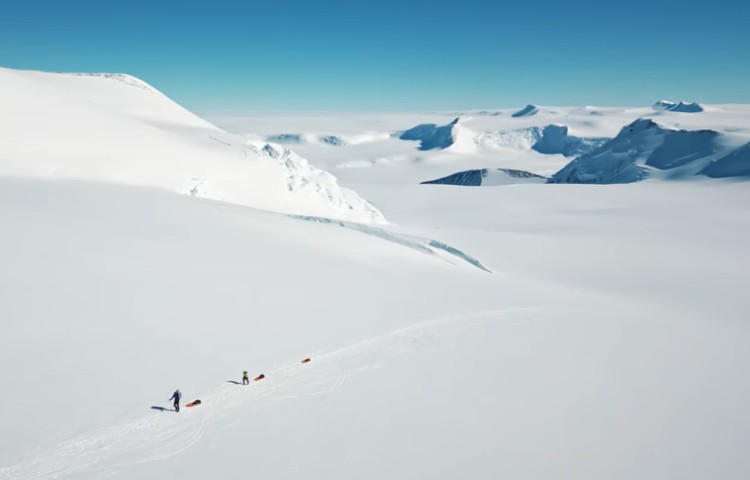 Fernanda Maciel en el monte Vinson. Foto: The North Face