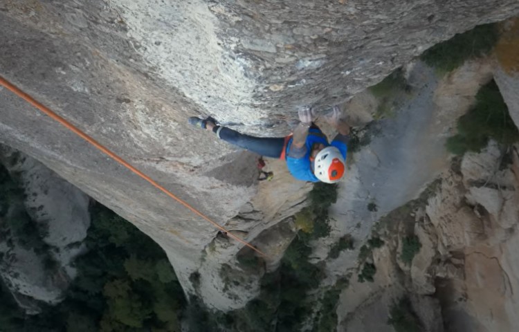 Edu Marin en Arco Iris, Montserrat. Foto: Col. Edu Marin
