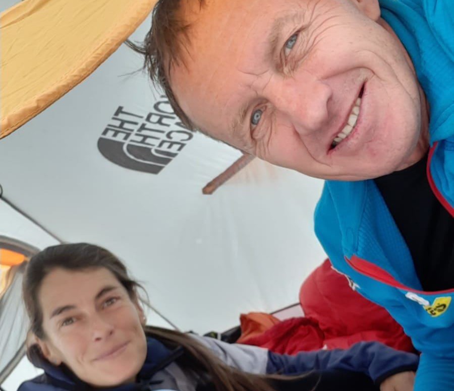 Denis Urubko y Pipi Cardell. Foto: Denis Urubko