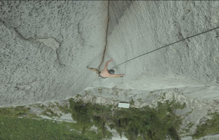 Bronwyn Hodgins y Hayden Jamieson en Picaflor, big wall, Chile. Foto: Jaron Pham