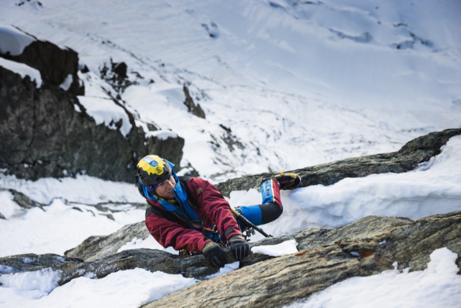 Cazzanelli y Ghezza, apertura en Breithorn. Foto: La Sportiva