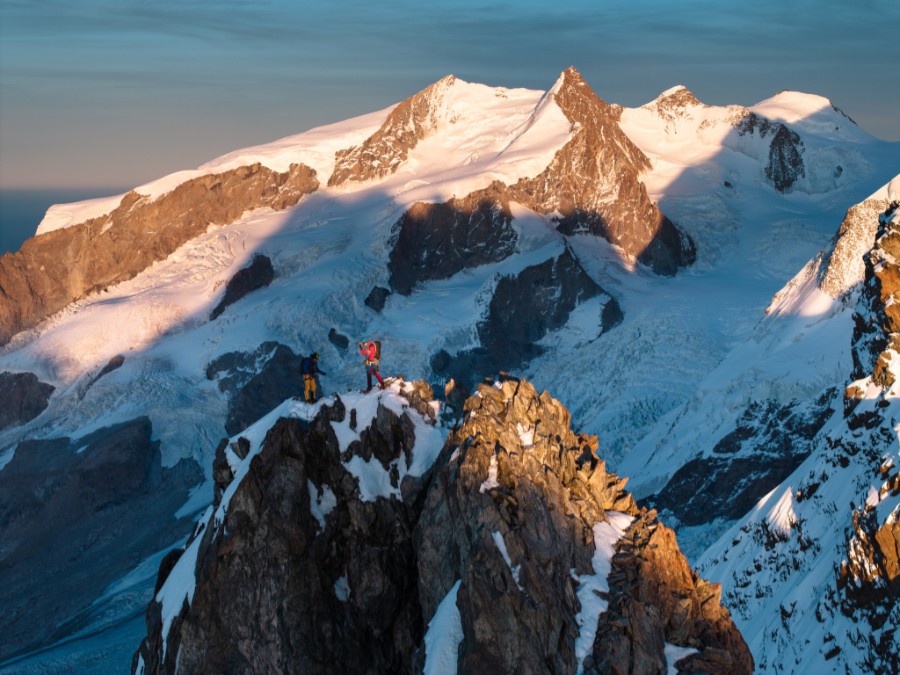 Cazzanelli y Ghezza, apertura en Breithorn. Foto: La Sportiva