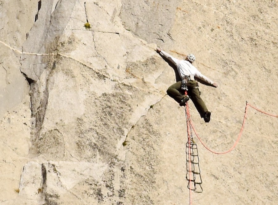 Récord en solitario a The Nose, El Capitan. Foto: Tom Evans, El Cap Report